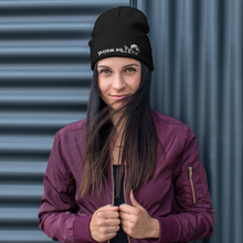 Load image into Gallery viewer, be weird. Dome Warmer Embroidered Beanie