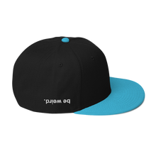Load image into Gallery viewer, be weird. Get Snappy Snapback Hat