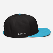 Load image into Gallery viewer, be weird. Get Snappy Snapback Hat