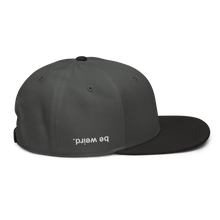 Load image into Gallery viewer, be weird. Get Snappy Snapback Hat
