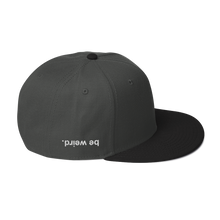 Load image into Gallery viewer, be weird. Get Snappy Snapback Hat