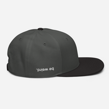 Load image into Gallery viewer, be weird. Get Snappy Snapback Hat