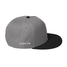 Load image into Gallery viewer, be weird. Get Snappy Snapback Hat