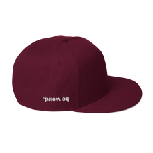 Load image into Gallery viewer, be weird. Get Snappy Snapback Hat