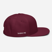 Load image into Gallery viewer, be weird. Get Snappy Snapback Hat