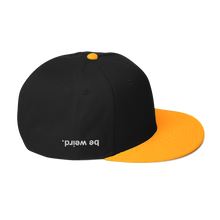 Load image into Gallery viewer, be weird. Get Snappy Snapback Hat