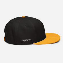 Load image into Gallery viewer, be weird. Get Snappy Snapback Hat