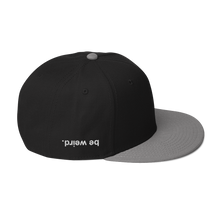 Load image into Gallery viewer, be weird. Get Snappy Snapback Hat