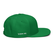 Load image into Gallery viewer, be weird. Get Snappy Snapback Hat