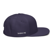 Load image into Gallery viewer, be weird. Get Snappy Snapback Hat
