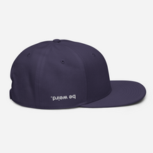 Load image into Gallery viewer, be weird. Get Snappy Snapback Hat