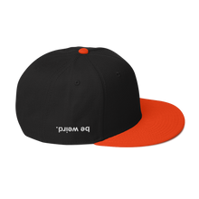 Load image into Gallery viewer, be weird. Get Snappy Snapback Hat