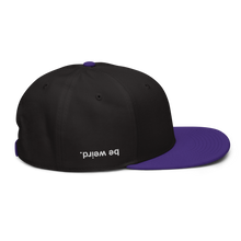 Load image into Gallery viewer, be weird. Get Snappy Snapback Hat