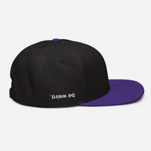 Load image into Gallery viewer, be weird. Get Snappy Snapback Hat