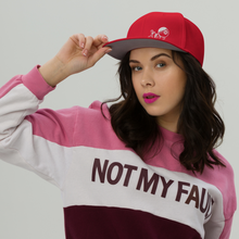 Load image into Gallery viewer, be weird. Get Snappy Snapback Hat