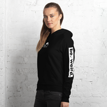 Load image into Gallery viewer, be weird. Mad Max Block Out Unisex hoodie