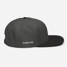 Load image into Gallery viewer, be weird. Get Snappy Snapback Hat
