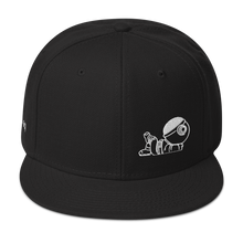 Load image into Gallery viewer, be weird. Get Snappy Snapback Hat
