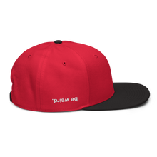 Load image into Gallery viewer, be weird. Get Snappy Snapback Hat
