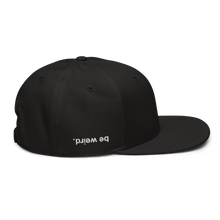 Load image into Gallery viewer, be weird. Get Snappy Snapback Hat
