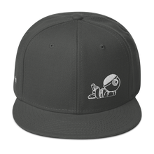 Load image into Gallery viewer, be weird. Get Snappy Snapback Hat
