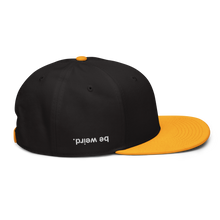 Load image into Gallery viewer, be weird. Get Snappy Snapback Hat
