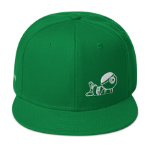 Load image into Gallery viewer, be weird. Get Snappy Snapback Hat
